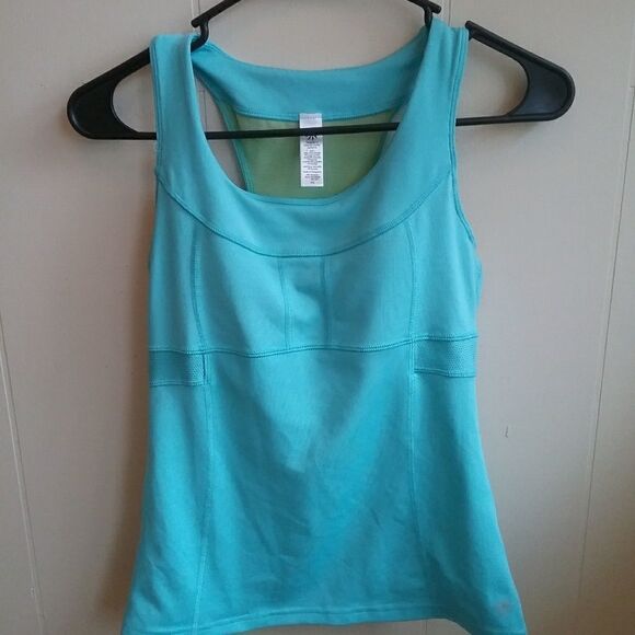 ATHLETA‎ RACER BACK TANK TOP IN TURQUOISE.  SIZE XS - Picture 1 of 4
